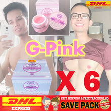 Load image into Gallery viewer, 6 Boxes G-PINK Pink Cream Pink & Nipple Cream Lips Anti Aging Brightening Aura