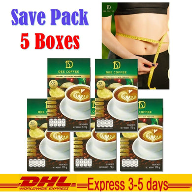 6x Dee Coffee Collagen Weight Control Anti Aging Bone Health Mix 35 Herbal in1