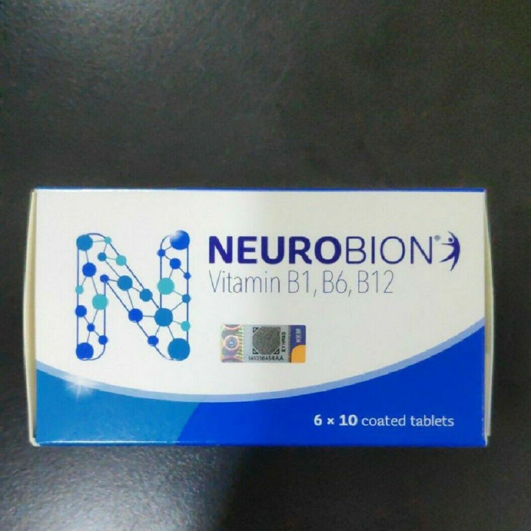 Neurobion 60 Comprimés Vitamine B1, B6, B12 - Pour Nerfs Et Santé Générale - Neuf Autriche