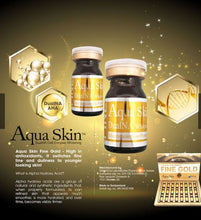 Load image into Gallery viewer, AQUA SKIN FINE GOLD (SWISS) DUALNA CELL COMPLEX GLUTATHIONE SKIN WHITENING