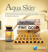 Load image into Gallery viewer, AQUA SKIN FINE GOLD (SWISS) DUALNA CELL COMPLEX GLUTATHIONE SKIN WHITENING