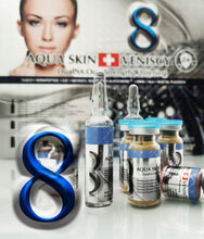 Load image into Gallery viewer, AQUASKIN + VENISCY 8 DUALNA OCTA STRENGTH WHITENING (SWISS) WHITE GLUTATHIONE SKIN