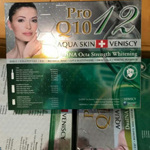 Load image into Gallery viewer, AQUA SKIN + VENISCY PRO Q10 12TH WHITENING GLUTATHIONE SKIN (SWISS)