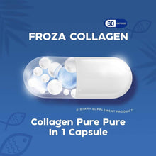 Load image into Gallery viewer, Froza collagen Dietary supplement product 60 capsules