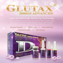 Load image into Gallery viewer, GLUTAX 2000GS ADVANCED RECOMBINED WHITE RNA ACTIVE CELLS WHITENING GLUTATHIONE SKIN