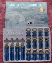 Load image into Gallery viewer, 10X GLUTAX 990000 GH DUALNA HYDRA GLUTATHIONE SKIN WHITENING