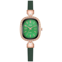Load image into Gallery viewer, Bracelet Watches Ladies Thin Leather Strap Rhinestone Ladies Wrist Watch Arabic Numerals Dial Quartz Clock Gifts