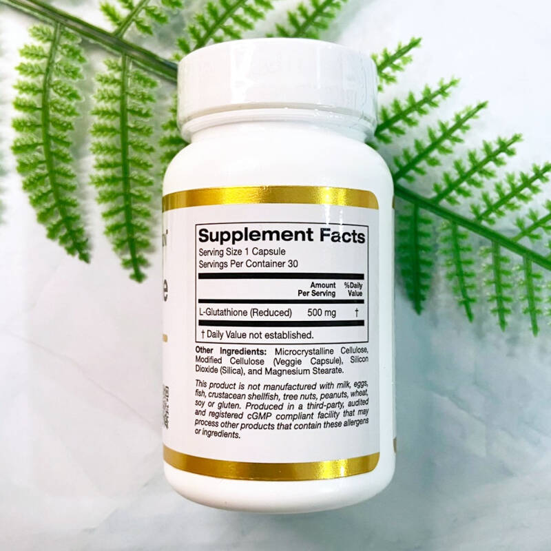 california gold nutrition l glutathione L-GLUTATHIONE (REDUCED) 500 MG CALIFORNIA GOLD NUTRITION (120 CAPSULES –  Quality item shop