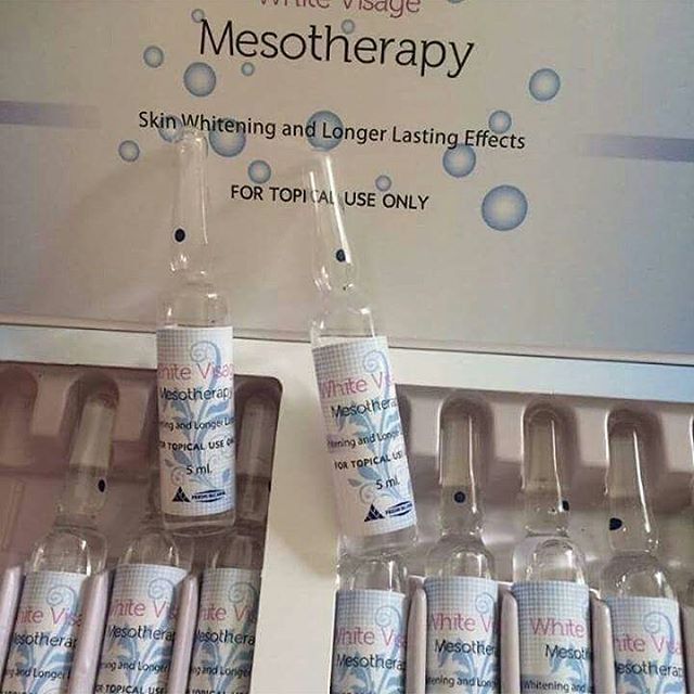 MESOTHERAPY WHITE VISAGE BEARBERRY EXTRACT GLUTATHIONE SKIN