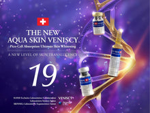 Load image into Gallery viewer, NEW PUEPLE BOX AQUA SKIN VENISCY 19TH (SWISS) PICO CELL ABSORPTION ULTIMATE SKIN WHITENING