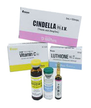 Load image into Gallery viewer, SET CINDELLA WHITENING GLUTAX GLUTA GLUTATHIONE SUPER WHITE SKIN VITAMIN C