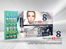 Load image into Gallery viewer, AQUASKIN + VENISCY 8 DUALNA OCTA STRENGTH WHITENING (SWISS) WHITE GLUTATHIONE SKIN