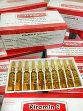 Load image into Gallery viewer, Pure Vit C Red Box Tighten Pores Bright White Skin Reduce Acne Scars 100% 50 vial