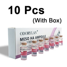 Load image into Gallery viewer, 10 vials 5ml Cross-linked HA Hyaluronic Acid Pure Micro Molecular Mesotherapy Collagen Hyaluronic Acid Whitening BB Cream Serum