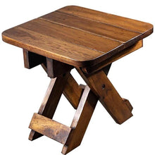Load image into Gallery viewer, 2x Chair Small Fishing Chair Furniture Outdoor Teak Wooden Wood Easy Portable
