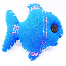 Load image into Gallery viewer, Keyring Fish V.3 Hand Sewing Doll Charm Cute Keychain Animal Lover Vintage Gift