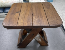 Load image into Gallery viewer, 2x Chair Small Fishing Chair Furniture Outdoor Teak Wooden Wood Easy Portable