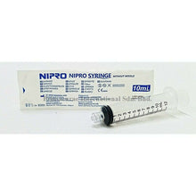 Load image into Gallery viewer, Nipro Syringe 10 ml Nasal Syringe  Latex Free1 Box 100 Pcs