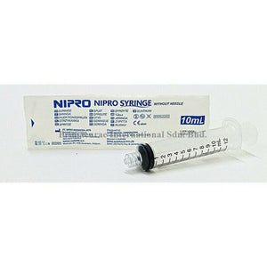 Nipro Syringe 10 ml Nasal Syringe  Latex Free1 Box 100 Pcs