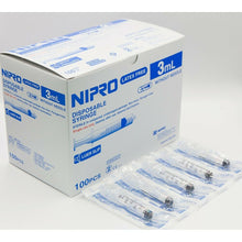 Load image into Gallery viewer, New Nipro Syringe 3 ml Nasal Syringe Latex Free1 Box 100 Pcs