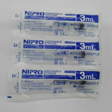 Load image into Gallery viewer, New Nipro Syringe 3 ml Nasal Syringe Latex Free1 Box 100 Pcs