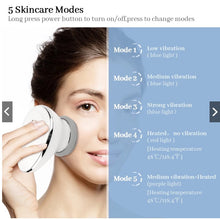 Load image into Gallery viewer, 2 in 1 Electric Vibrating Facial Cleansing Brush