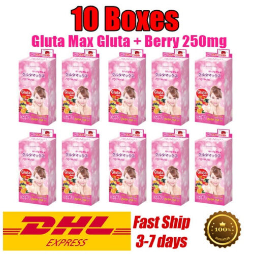 10X VIDA Gluta Max Gluta+Berry 250mg Dietary Supplement For Heathy Skin 210 Caps