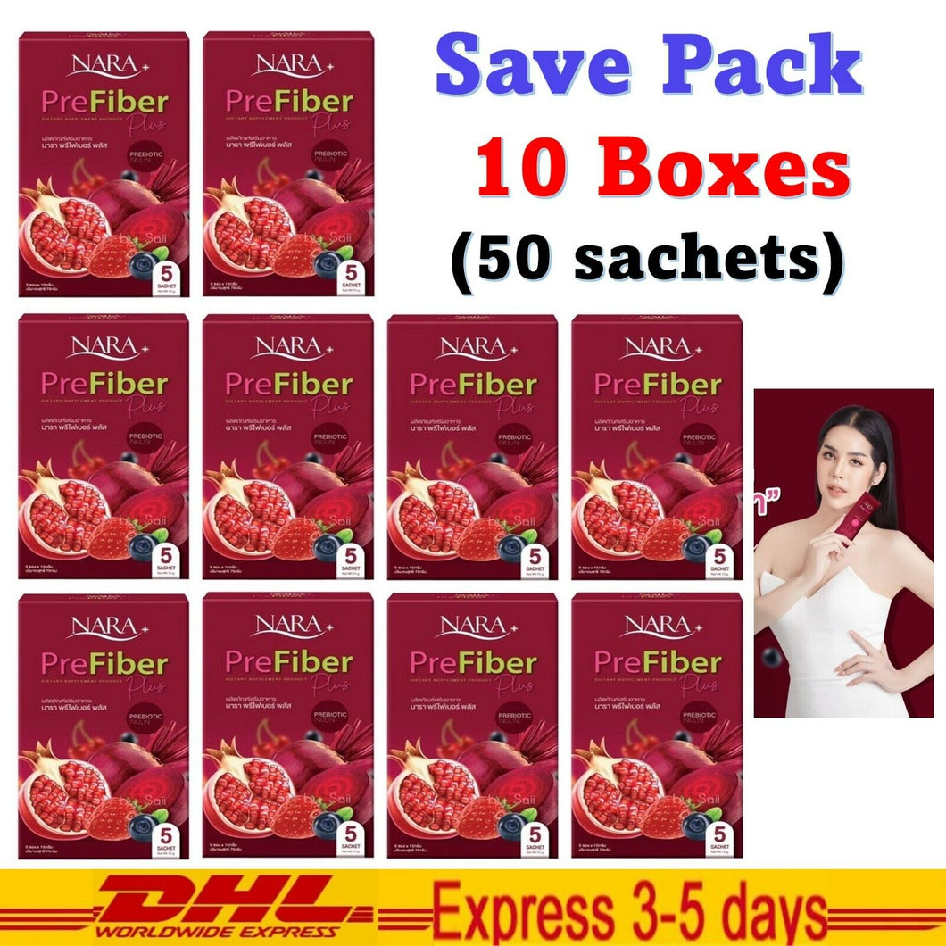 10x NARA Pre Fiber Plus Reduce Belly Slimming Lose Weight Trap Starch Fat Sugar