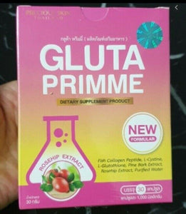 12x AUTHENTIC Gluta Primme Aura Skin Radiance Smooth 2000000mg 30 Capsule