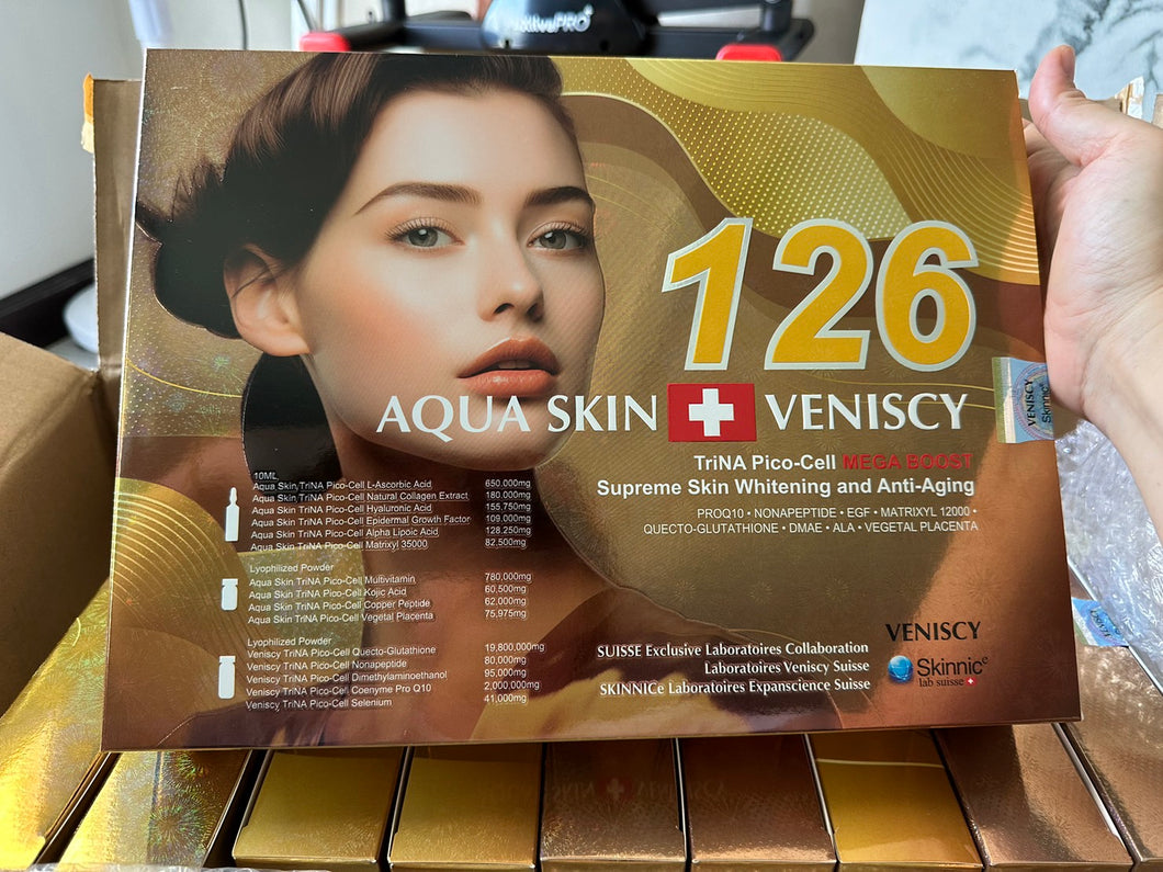 Aqua Skin Veniscy 126 Trina Picocell Glutathione Injection