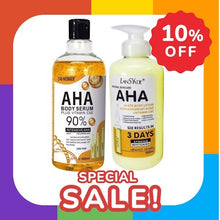 Load image into Gallery viewer, 2-pc Set 💯 AHA Whitening Lotion Plus Vitamin C Whitening Lotion 500ml USA Stock