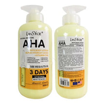 Load image into Gallery viewer, 2-pc Set 💯 AHA Whitening Lotion Plus Vitamin C Whitening Lotion 500ml USA Stock