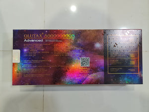 10X NEW GLUTAX 50000000GS ADVANCE RECOMBINED WHITE RNA, EGF & GLUTATHIONE 50000000GS