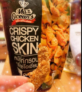 Chicken Skin Crispy Fried Snack Max Oceans 8 Flavor Party Camping 8 Packs