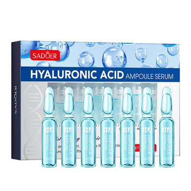 Hyaluronic Acid Serum Essence Nourish Facial skin to look Right White, clear 2mlx7 bottles