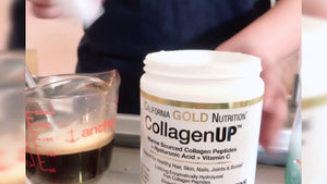 2 x California Gold Nutrition Collagen UP 5000 Marine Peptides Hyaluronic Vit C