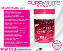 Load image into Gallery viewer, 3X Aura White Stemcell Collagen 15X L-Glutathione Skin Whitening Detox Muslim bd