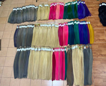 Load image into Gallery viewer, 3-piece genuine human hair hair extension, 50 centimeters long, uses 2 bundles