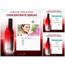 Load image into Gallery viewer, 3x30ml Aura Me Triple Rose Concentrate Serum Radiant Youthful Hydrated Skin DHL