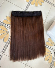 Load image into Gallery viewer, Hairpreserver: 40 cm long, real human hair. Requires 2 bundles of hair. Weight approximately 200 grams. Lifetime guarantee.