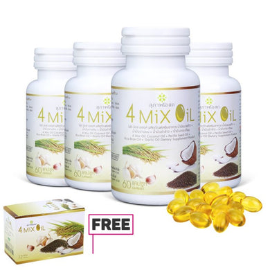 4x 4 MIX OIL Vitamins Dietary Supplements Healthy & Beauty 60 Capsules