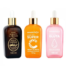 Load image into Gallery viewer, Amado Face Super C Brighten Serum Fruit Extracts 99% Pure Vit C Nourish 100g.