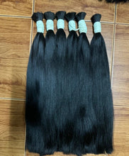 Load image into Gallery viewer, human hair. 50 cm long, genuine Not bundled, straightened. Satisfaction guaranteed