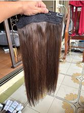 Load image into Gallery viewer, Human hair extensions, extra thick ends, 50 centimeters long, weighing approximately 200 grams.