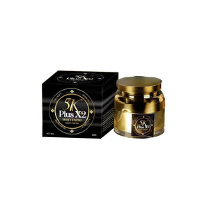 5K Plusx2 Whitening Night Cream Skin Whitening Smooth Reduce Acne Dark Spots
