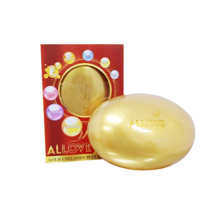 5X AL Love Pure Skincare Facial Gold Collagen Soap Plus 100g.