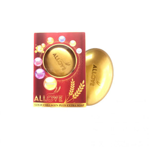 5X AL Love Pure Skincare Facial Gold Collagen Soap Plus 100g.