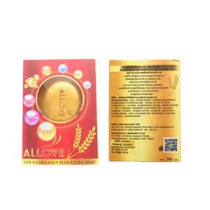 5X AL Love Pure Skincare Facial Gold Collagen Soap Plus 100g.