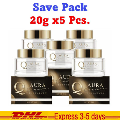 5x Q AURA Face Cream Remove Blemishes Freckles Clear Facial Intense Formula 20g