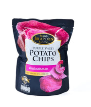 Load image into Gallery viewer, Jiraporn Crispy Baked Purple Sweet Potato – Sweet &amp; Buttery Aroma (35g) - JIRAPORNFOOD